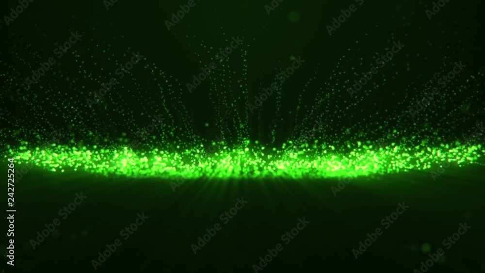 Green Glowing Dots Particles VJ loop Motion Background V2 Green Glowing Dots Particles VJ loop Motion Background V2