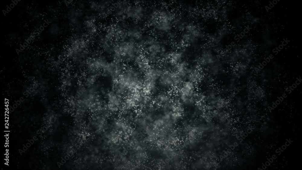 Abstract background with moving and flicker particles. On beatiful relaxing Background.