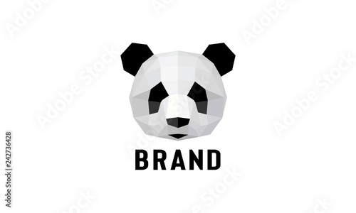 Panda Vector Logo. You can use this designs everywhere, logo design, on your website, on T-shirts, etc . Panda logo for sale
