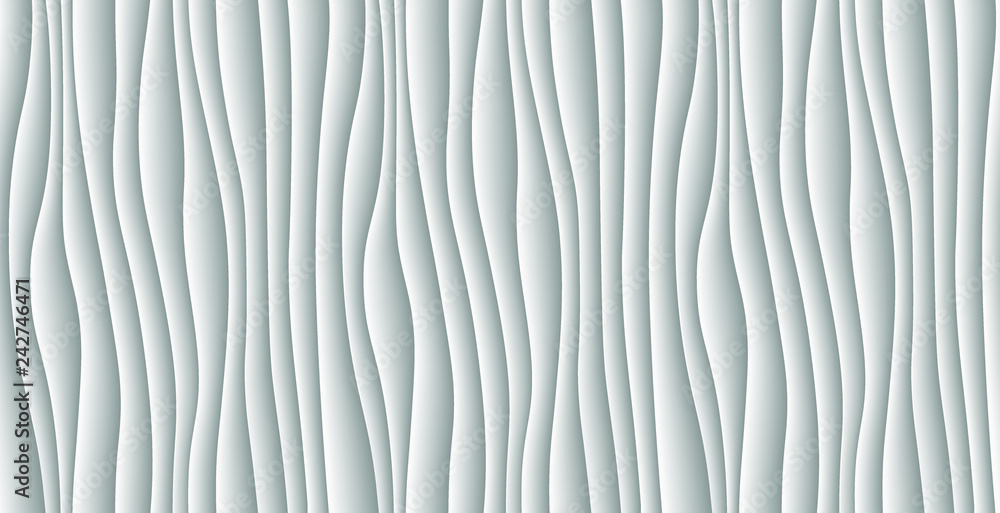 White geometric background with waves textures. 3d smooth modern black and white backdrop for poster, flyer or cover. A4 size. Architecture seamless gray wall design surface. White geometric background with waves textures. 3d smooth modern black and white backdrop for poster, flyer or cover. A4 size. Architecture seamless gray wall design surface.