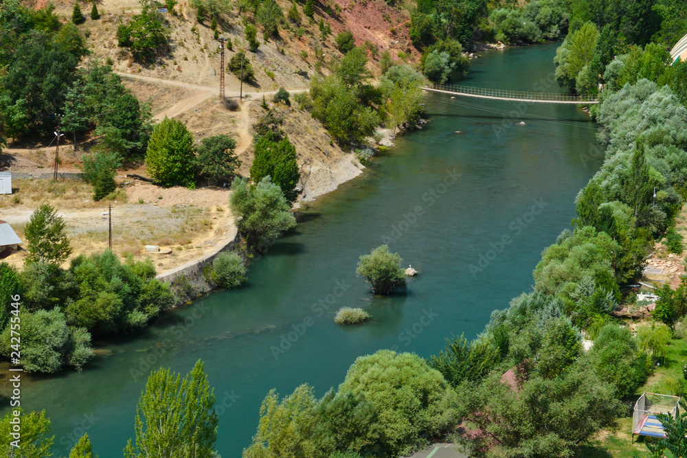 munzur river view, tunceli city scape munzur river view, tunceli city scape