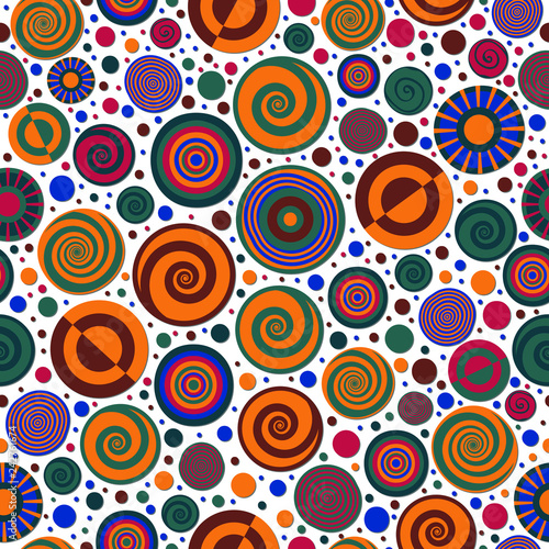 Colorful tribal seamless pa...