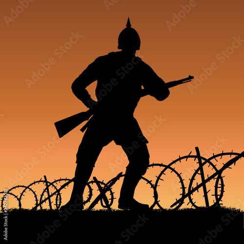 German WW1 German Solider.