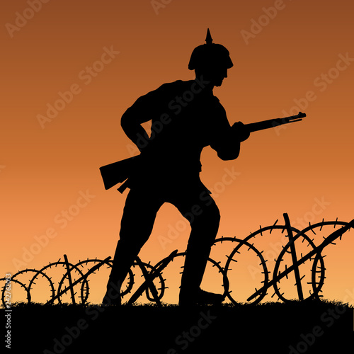 German WW1 German Solider.