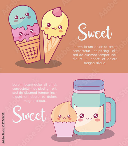 sweet products kawaii characters