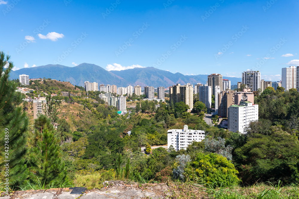 Beautiful Panoramic View of Caracas, Venezuela