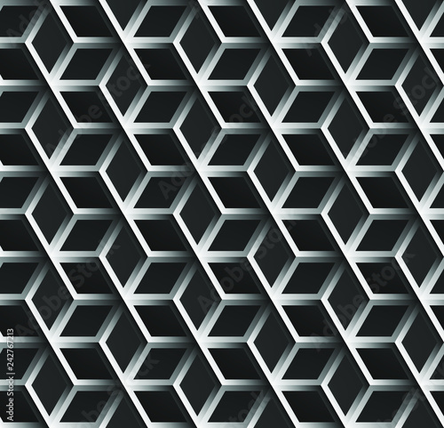 Black and White Abstract he...
