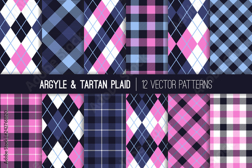 Navy, Indigo, Blue and Pink...
