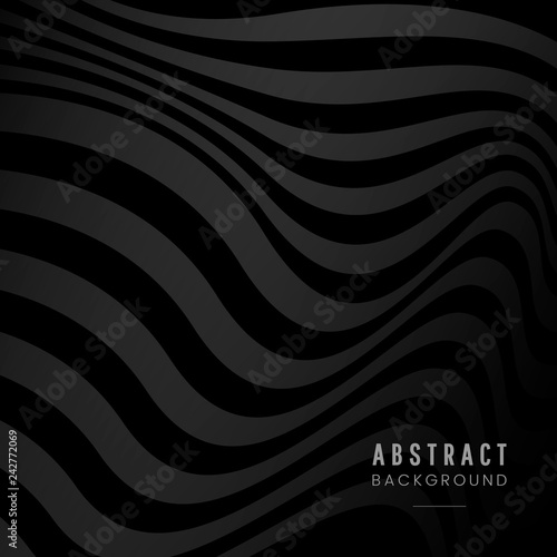 Black abstract background design vector