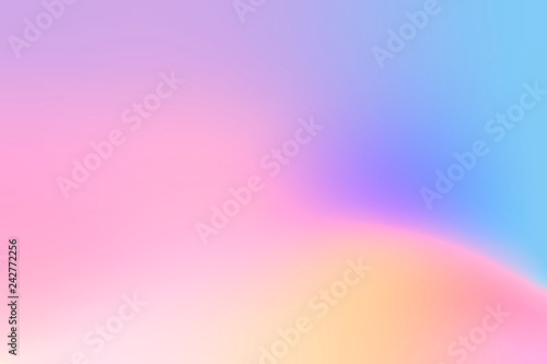 Colorful holographic gradient background design photo