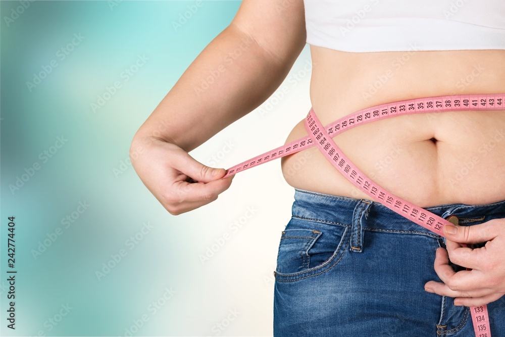 Obesity overweight diabetes fitness abdomen adult background - obrazy, fototapety, plakaty 
