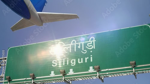 Airplane Take off Siliguri photo