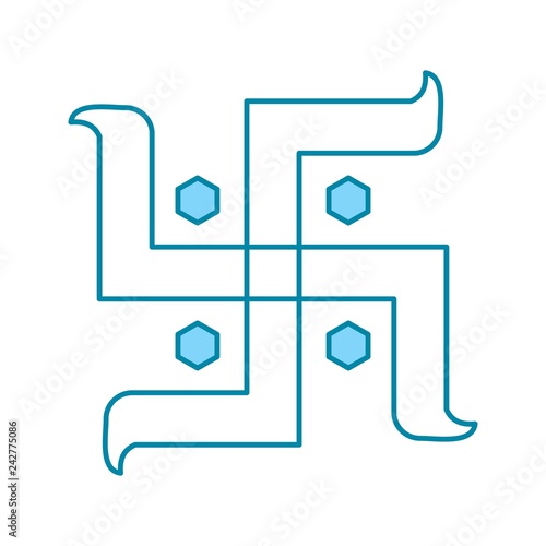 vector hindu sign icon
