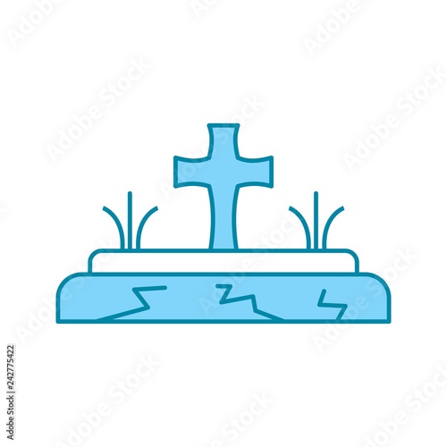 vector grave icon