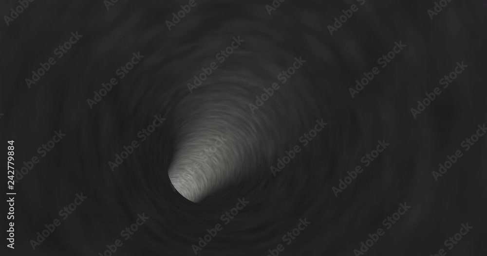 Flying very fast through a twisting tunnel of concrete. Loops.