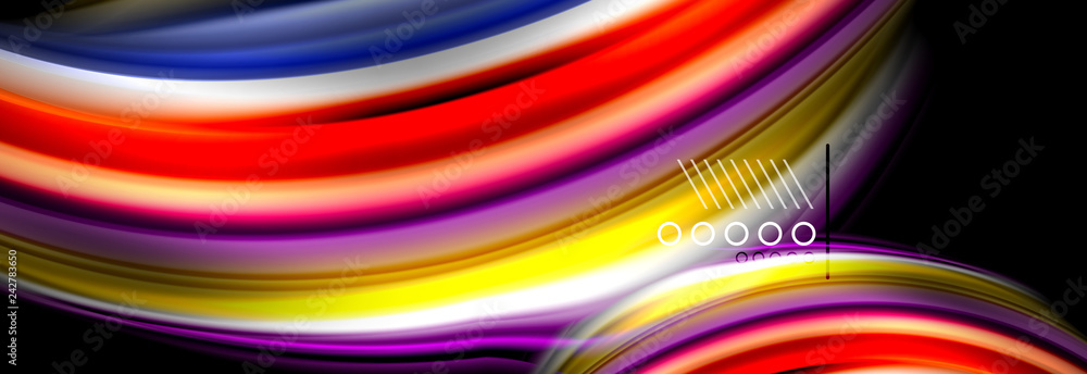 Fluid liquid wave pattern Fluid liquid wave pattern
