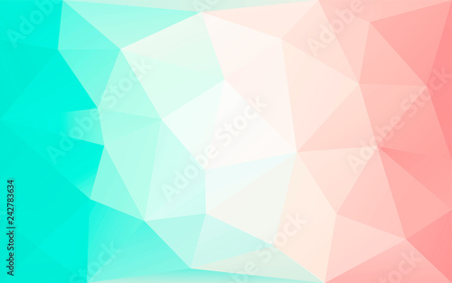 Background wallpaper with polygons in gradient colors