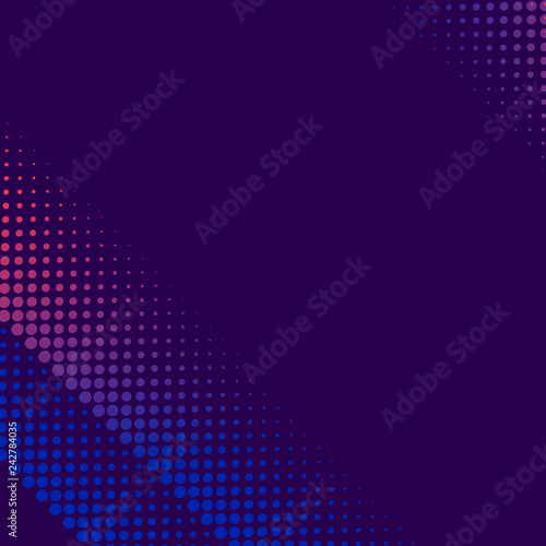Purple and pink halftone background vector