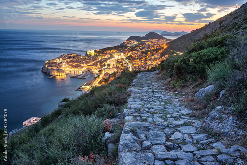 Stone Path Leading to Dubrovnik