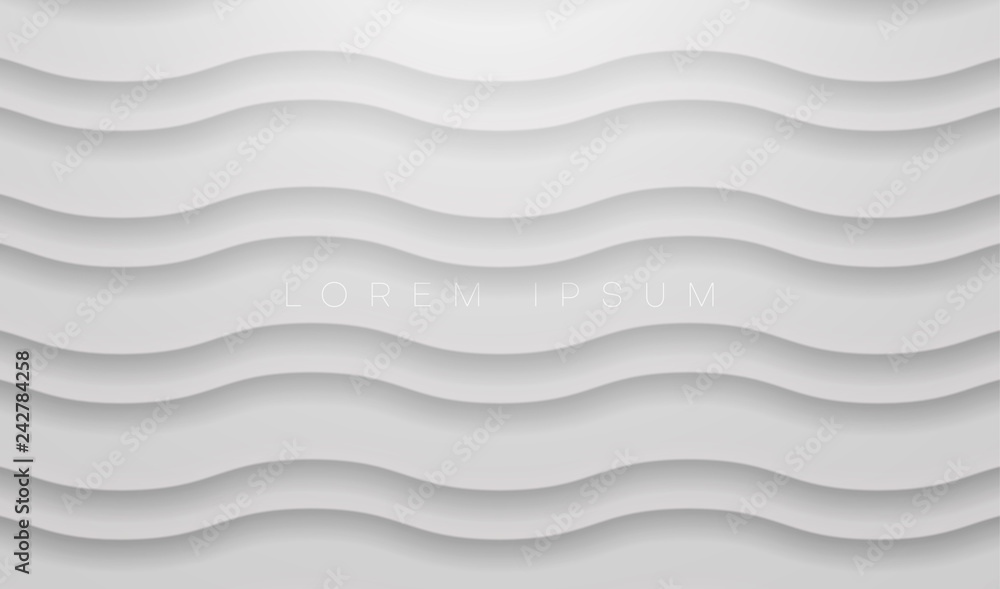 Grey background with abstract wavy pattern. Grey background with abstract wavy pattern.