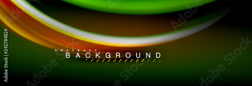 Blurred fluid colors background, abstract waves lines, mixing colours with light effects on light backdrop. Vector artistic illustration for presentation, app wallpaper, banner or posters