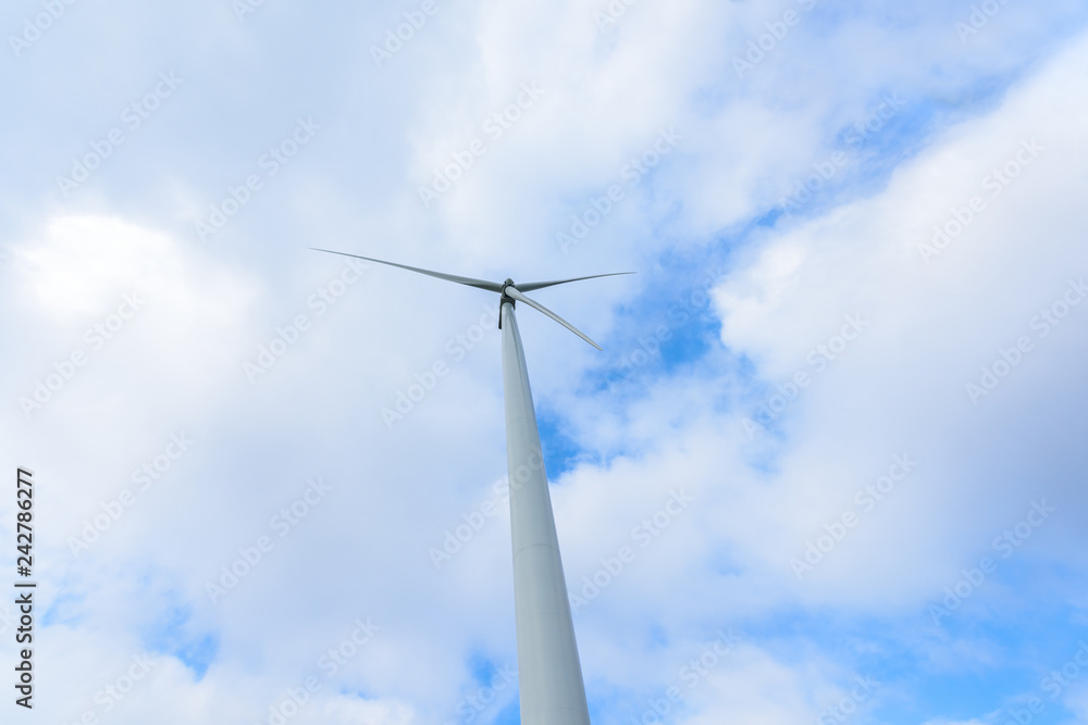 Windmill turbine for electric production at Khao Kho, Petchaboon, Thailand Windmill turbine for electric production at Khao Kho, Petchaboon, Thailand