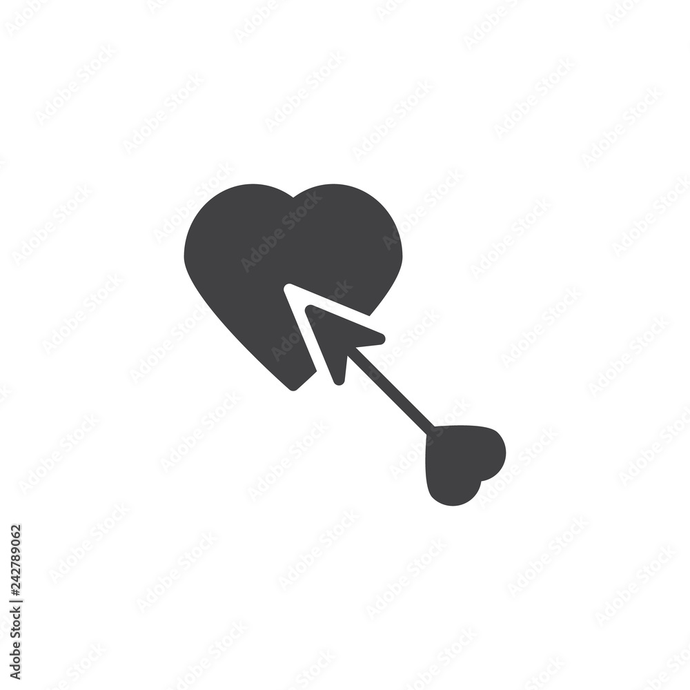 Heart and arrow vector icon. filled flat sign for mobile concept and web design. Arrow heart simple solid icon. Love and Valentine day symbol, logo illustration. Pixel perfect vector graphics Heart and arrow vector icon. filled flat sign for mobile concept and web design. Arrow heart simple solid icon. Love and Valentine day symbol, logo illustration. Pixel perfect vector graphics