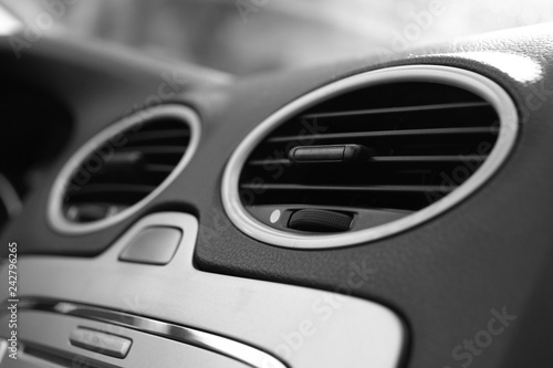 Air conditioner system in modern car, closeup © Pixel-Shot