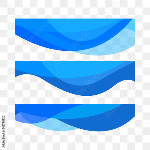 Waved lines for brochure
