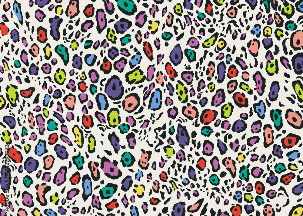 Leopard pattern design, vector illustration background Leopard pattern design, vector illustration background