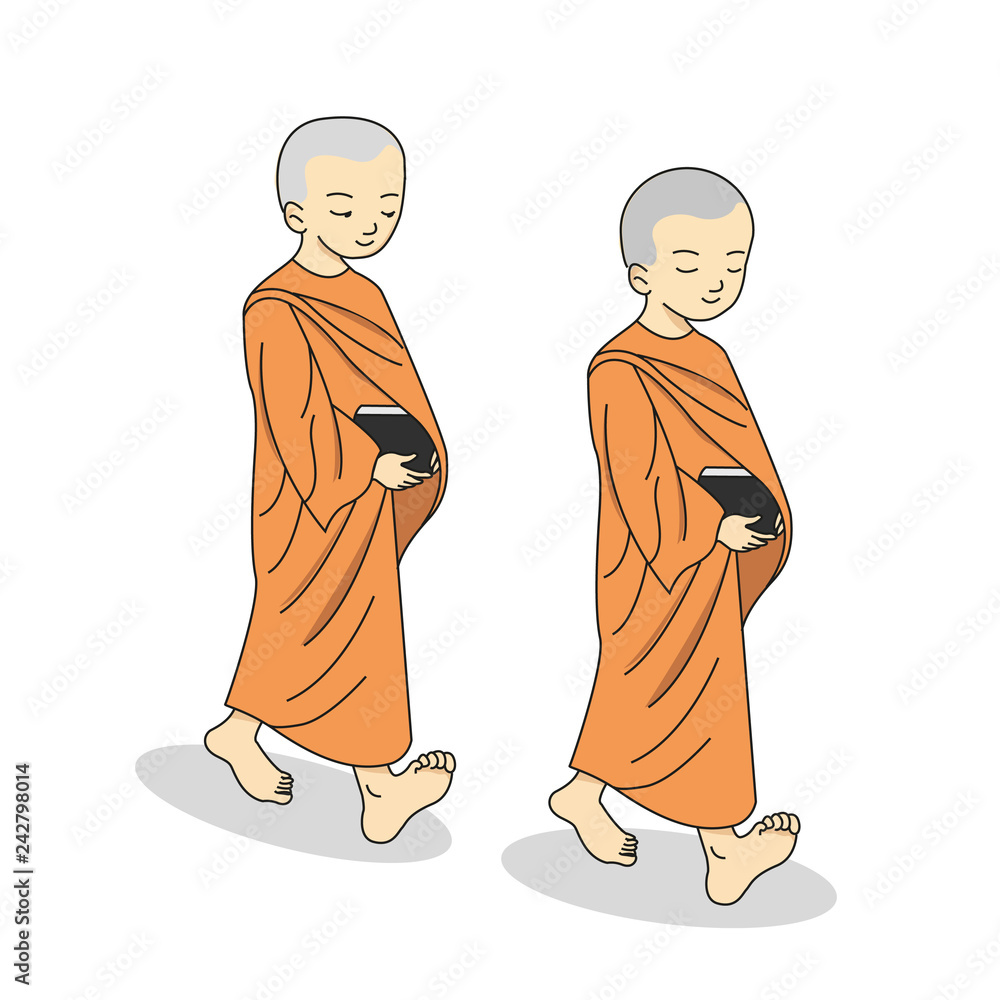 Line art Buddhism Sketch, Monk artwork FIG., white, hand, creative Artwork  png | PNGWing