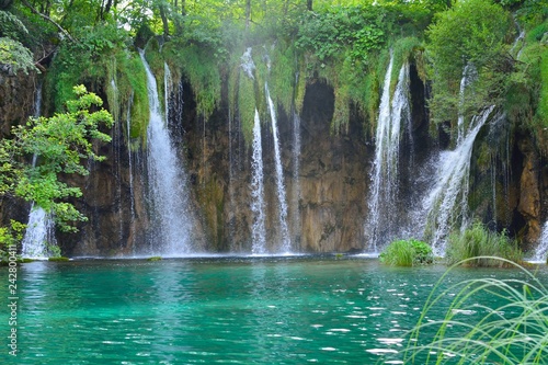 Fototapeta Naklejka Na Ścianę i Meble -  Wasserfall Plitvicer Seen
