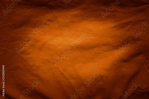 Orange Fabric Background. Orange Material.