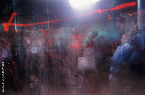 people in the night club