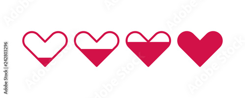 charging love icon