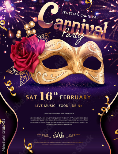 Venice Carnival poster