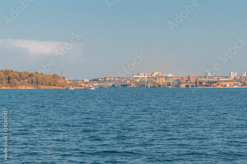 view of the city of pula croatia