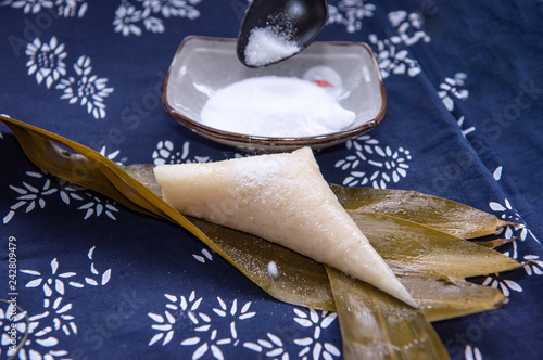 White sugar zongzi photo