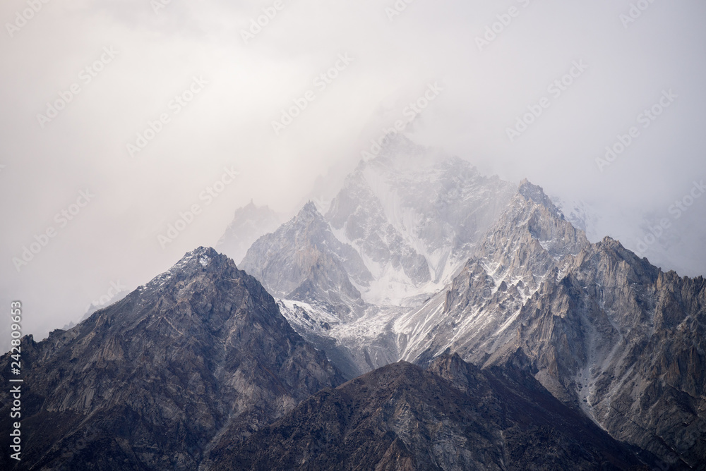 beautiful mountain in nature landscape view from Pakistan