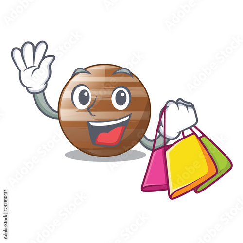 Shopping planet ray jupiter above sky cartoon