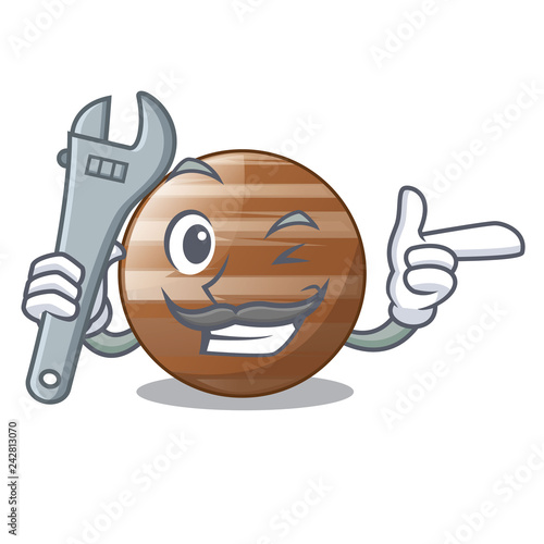 Mechanic craft Jupiter planet in the character