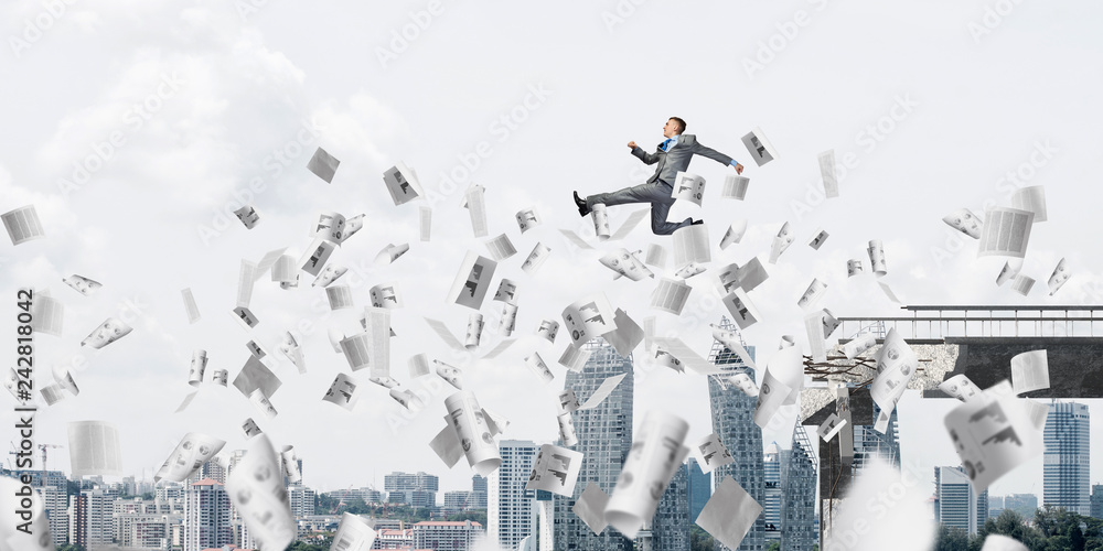 Problem and difficulties overcoming concept. Problem and difficulties overcoming concept.