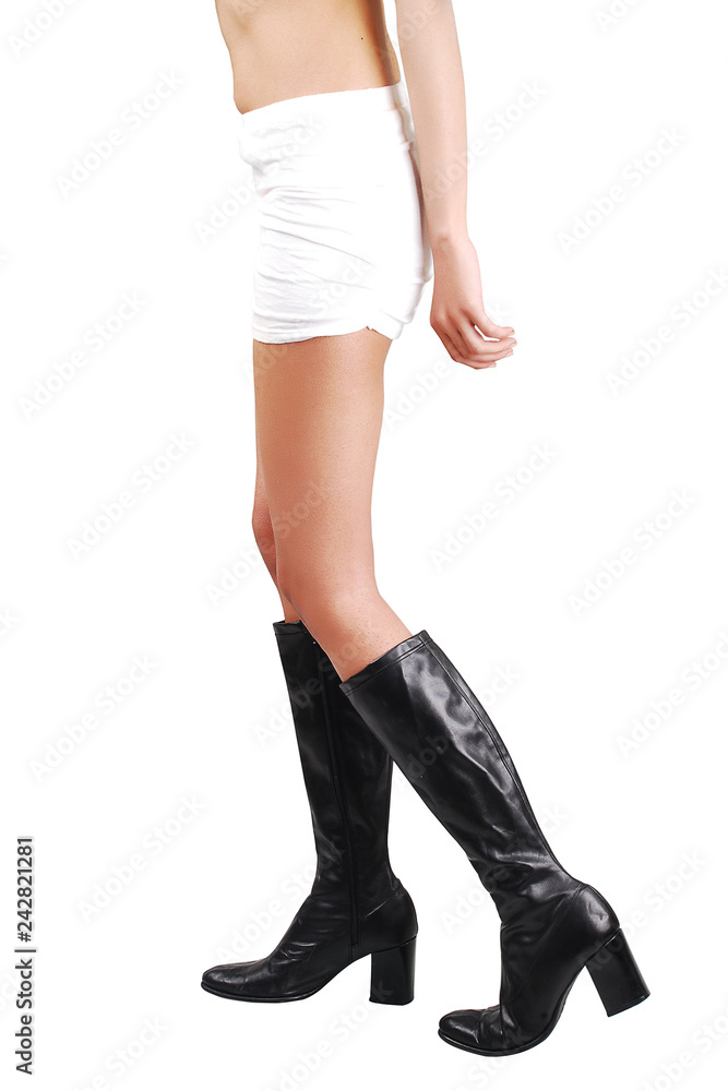 sexy slim figure with long shoes sexy slim figure with long shoes