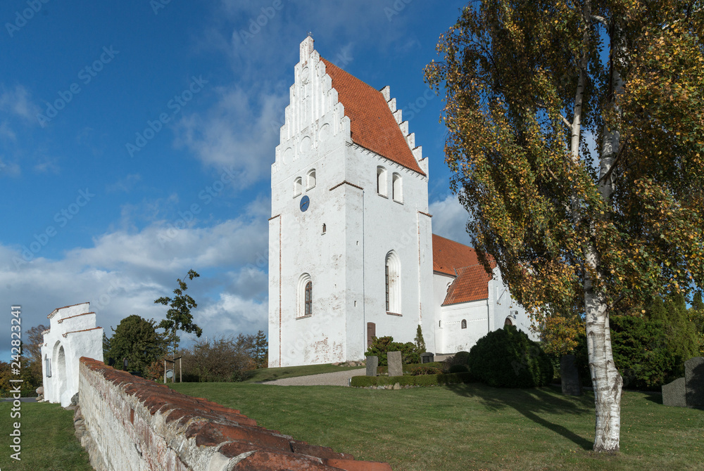 Fototapeta premium Dänemark, Moen,Elmelund Kirche