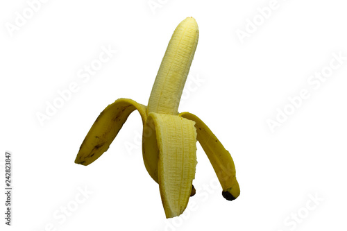 bunch of bananas isolated on white background