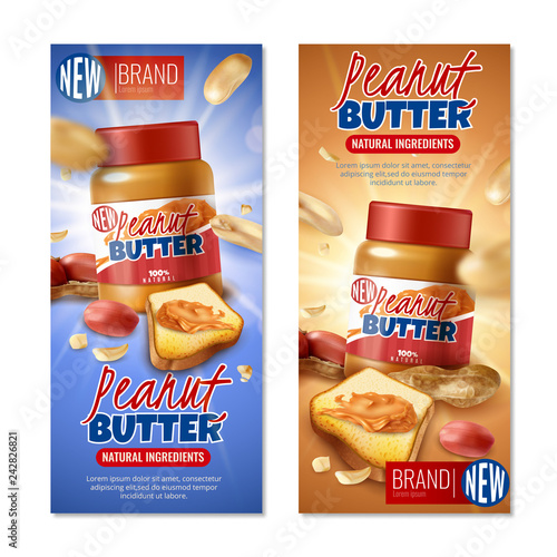 Peanut Butter Vertical Banners