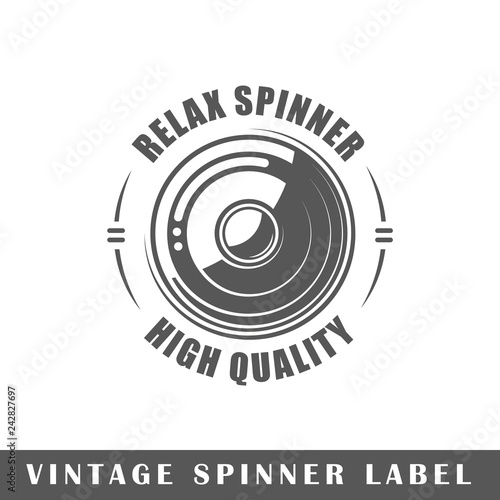 Spinner label