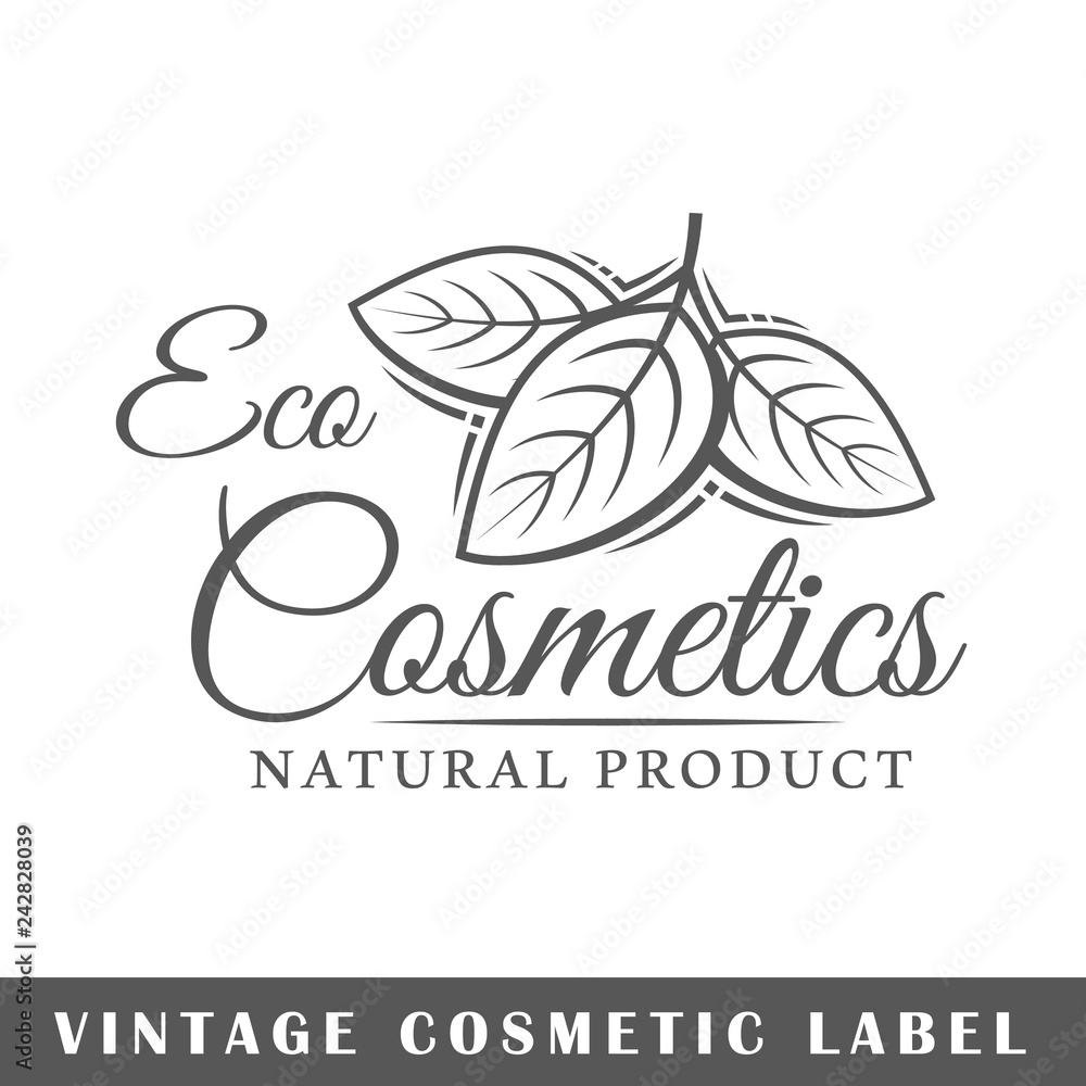 Obraz premium Cosmetic label