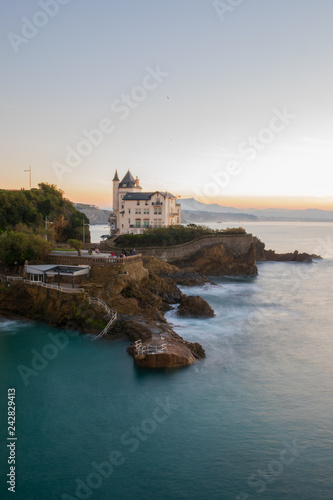 Brave and nice coast from Biarritz at the Basque Country.