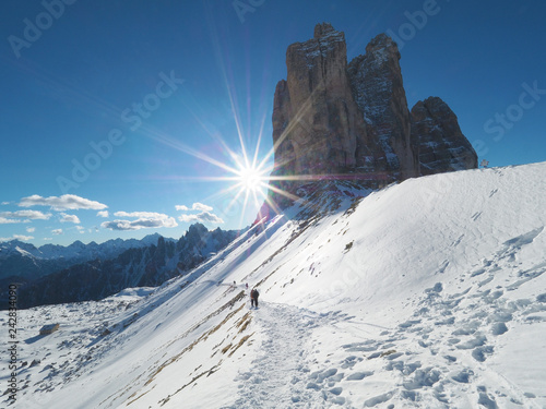 Drei Zinnen (Dolomiten) im Winter